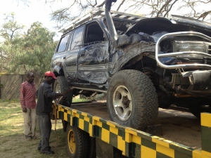Beast off to Nairobi on the AA Ambulance